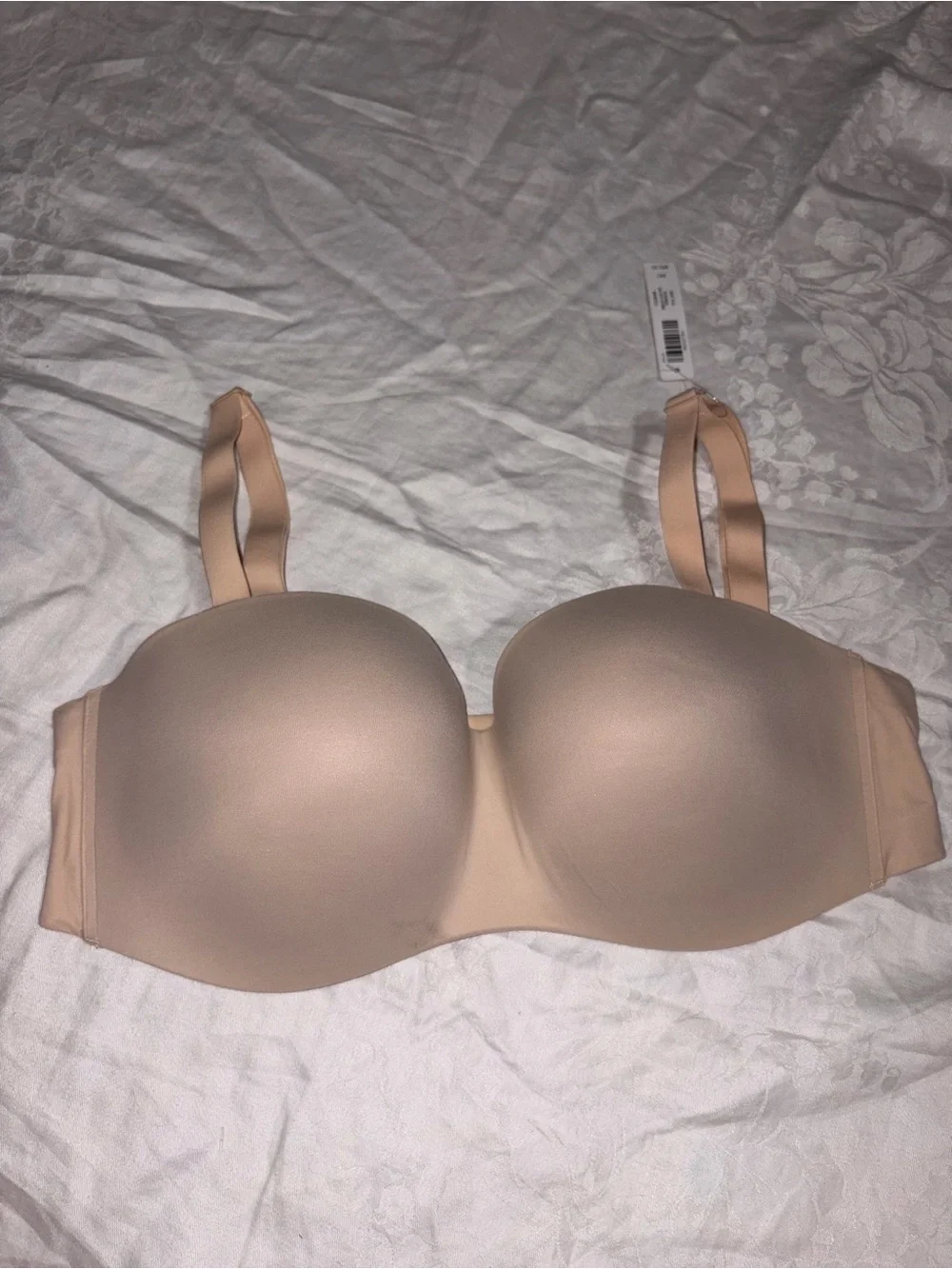 NWT Soma Enbliss stay put Strapless Bra in Pale Sand Tan Size 38C